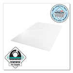 Cleartex Advantagemat Phthalate Free PVC Chair Mat for Low Pile Carpet, 48 x 36, Clear