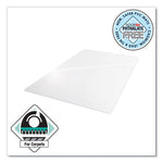 Cleartex Advantagemat Phthalate Free PVC Chair Mat for Low Pile Carpet, 60 x 48, Clear