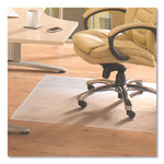 Cleartex Advantagemat Phthalate Free PVC Chair Mat for Hard Floors, 53 x 45, Clear