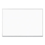 Magnetic Dry Erase Board with Aluminum Frame, 70 x 47, White Surface, Silver Frame