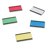 Magnetic Card Holders, 2 x 1, Black, 25/Pack