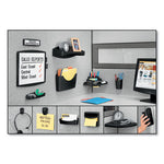 Partition Additions Dry Erase Board, 15.38 x 13.25, White Surface, Dark Graphite HPS Frame