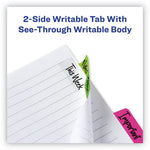 Ultra Tabs Repositionable Tabs, Margin Tabs: 2.5" x 1", 1/5-Cut, Assorted Neon Colors, 48/Pack