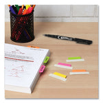 Ultra Tabs Repositionable Tabs, Margin Tabs: 2.5" x 1", 1/5-Cut, Assorted Neon Colors, 48/Pack