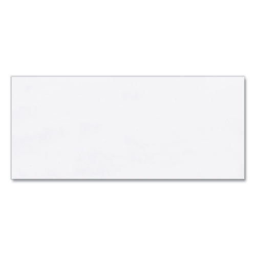 Open-Side Business Envelope, #10, Commercial Flap, Diagonal Seam, Gummed Closure, 4.13 x 9.5, White, 500/Box