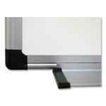 Porcelain Value Dry Erase Board, 36 x 48, White Surface, Silver Aluminum Frame