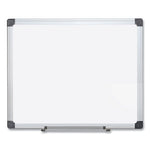 Porcelain Value Dry Erase Board, 48 x 96, White Surface, Silver Aluminum Frame