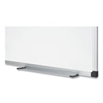 Porcelain Value Dry Erase Board, 48 x 96, White Surface, Silver Aluminum Frame