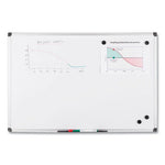 Value Lacquered Steel Magnetic Dry Erase Board, 96 x 48, White Surface, Silver Aluminum Frame