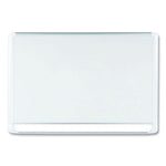 Gold Ultra Magnetic Dry Erase Boards, 48 x 36, White Surface, White Aluminum Frame