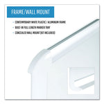 Gold Ultra Magnetic Dry Erase Boards, 48 x 36, White Surface, White Aluminum Frame