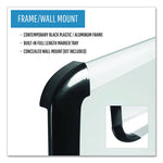 Gold Ultra Magnetic Dry Erase Boards, 72 x 48, White Surface, Black Aluminum Frame