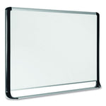 Gold Ultra Magnetic Dry Erase Boards, 72 x 48, White Surface, Black Aluminum Frame