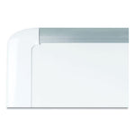 Gold Ultra Magnetic Dry Erase Boards, 72 x 48, White Surface, White Aluminum Frame