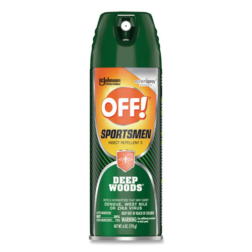 Deep Woods Sportsmen Insect Repellent, 6 oz Aerosol Spray, 12/Carton