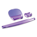 Gel Crystals Keyboard Wrist Rest, 18.5 x 2.25, Purple