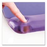 Gel Crystals Keyboard Wrist Rest, 18.5 x 2.25, Purple