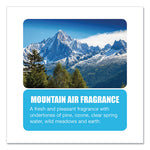 Water-Soluble Deodorant, Mountain Air, 1 gal Bottle, 4/Carton