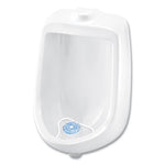 Extra Duty Urinal Screen with Non-Para Block, Evergreen with Enzymes Scent, White, Dozen