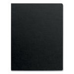 Futura Presentation Covers for Binding Systems, Opaque Black, 11 x 8.5, Unpunched, 25/Pack