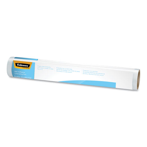 Self-Adhesive Laminating Roll, 3 mil, 16" x 10 ft, Gloss Clear