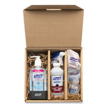 Employee Care Kit, Hand and Surface Sanitizers, 6/Carton