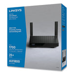 MAX-STREAM Mesh Wi-Fi 6 Router, 6 Ports, Dual-Band 2.4 GHz/5 GHz