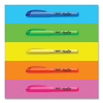 Brite Liner Highlighter, Fluorescent Pink Ink, Chisel Tip, Pink/Black Barrel, Dozen