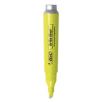 Brite Liner Tank-Style Highlighter, Fluorescent Yellow Ink, Chisel Tip, Yellow/Black Barrel, Dozen