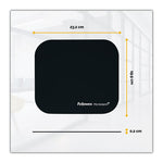 Mouse Pad with Microban Protection, 9 x 8, Black