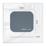 Mouse Pad with Microban Protection, 9 x 8, Graphite