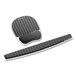 Photo Gel Mouse Pad with Wrist Rest with Microban Protection, 7.87 x 9.25, Chevron Design