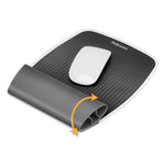 I-Spire Wrist Rocker Mouse Pad with Wrist Rest, 7.81 x 10, Gray