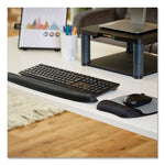 Memory Foam Keyboard Wrist Rest, 19.31 x 2.31, Black