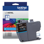 LC401XLCS High-Yield Ink, 500 Page-Yield, Cyan