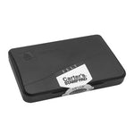 Pre-Inked Felt Stamp Pad, 4.2"5x 2.75", Black