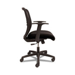 Gateway Mid-Back Task Chair, Supports Up to 250 lb, 17" to 22" Seat Height, Black