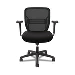 Gateway Mid-Back Task Chair, Supports Up to 250 lb, 17" to 22" Seat Height, Black