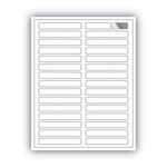 Cover-All Opaque File Folder Labels, Inkjet/Laser Printers, 0.66 x 3.44, White, 30 Labels/Sheet, 50 Sheets/Box