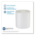 Foodservice Surface System Quat-Compatible Disposable Wipe Refill, 1-Ply, 8.1 x 12, White, 135 Sheets/Roll, 6 Rolls/Carton