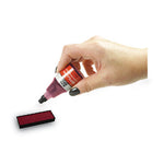 Self-Inking Refill Ink, 0.9 oz. Bottle, Red