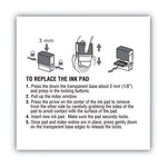 Replacement Ink Pad for 2000PLUS 1SI40PGL and 1SI40P, 2.38" x 0.25", Black