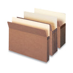 Redrope Drop Front File Pockets, 1.75" Expansion, Letter Size, Redrope, 25/Box