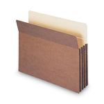 Redrope Drop Front File Pockets, 3.5" Expansion, Letter Size, Redrope, 50/Box