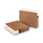 Redrope Drop Front File Pockets, 3.5" Expansion, Letter Size, Redrope, 50/Box