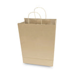 Premium Shopping Bag, 10" x 4.5" x 13", Brown Kraft, 50/Box