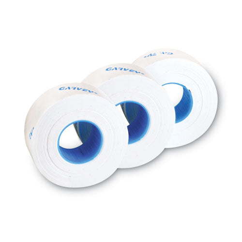 One-Line Pricemarker Labels, 0.44 x 0.81, White, 1,200/Roll, 3 Rolls/Box