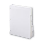 Three-Ring Binder Index Divider, 5-Tab, 11 x 8.5, White, 20 Sets