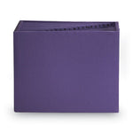 Heavy-Duty Indexed Expanding Open Top Color Files, 21 Sections, 1/21-Cut Tabs, Letter Size, Purple