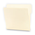 Heavyweight Manila End Tab Folders, 9" High Front, 1/3-Cut Tabs: Top, Letter Size, 0.75" Expansion, Manila, 100/Box